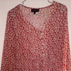Lane Bryant Flower blouse